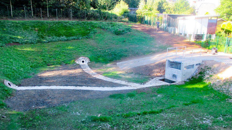 Regenrückhaltebecken Chemnitz